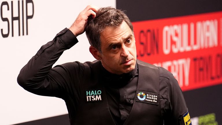 Ronnie O'Sullivan suffered a knockout blow to his hopes of a record eighth World Snooker Championship title after losing his semi-final 17-7 to an inspired Zhao Xintong